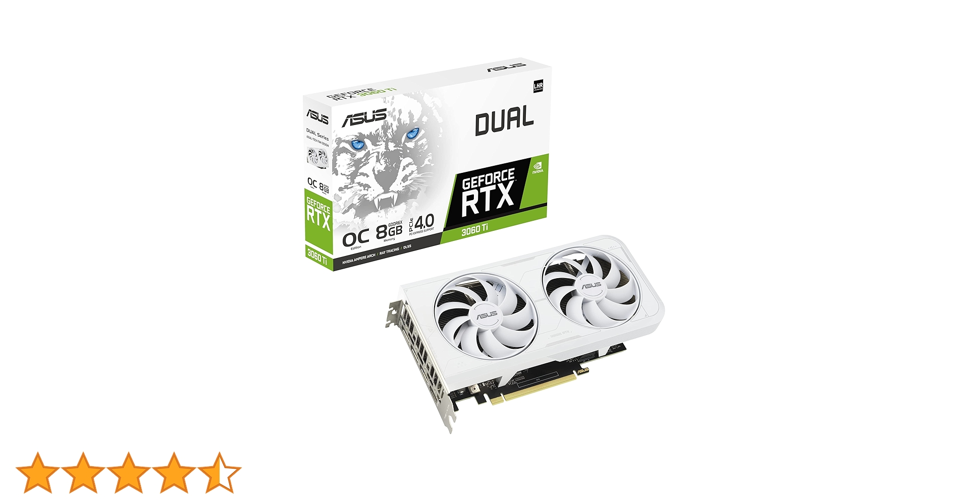 グラフィックボード・グラボ・ビデオカード ASUS GeForce RTX 3060 Ti White Amazon.com: ASUS Dual NVIDIA GeForce RTX 3060 Ti White OC
